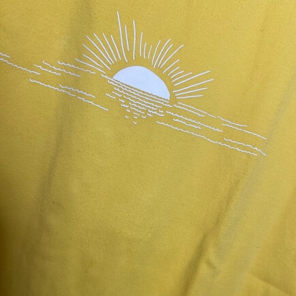 Kim Rogers Perfectly Soft Women’s Sunset Yellow Short Sleeve Top - Picture 5 of 6